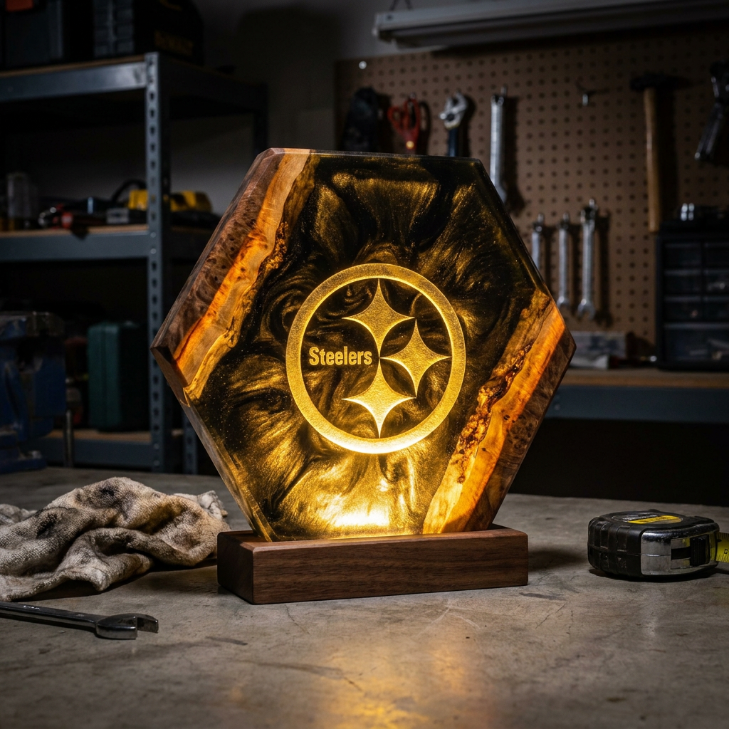 Handmade Football Lamp