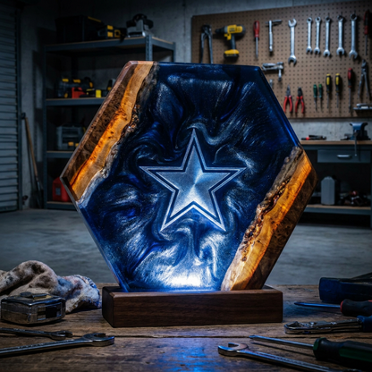 Handmade Football Lamp