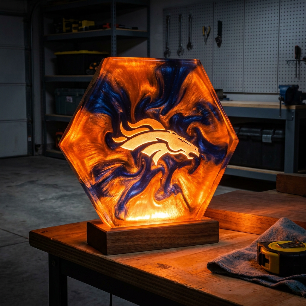 Handmade Football Lamp