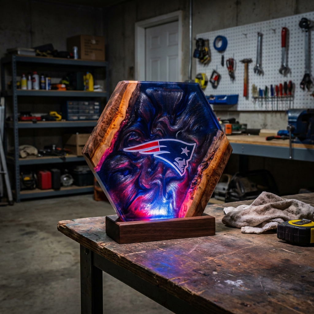 Handmade Football Lamp
