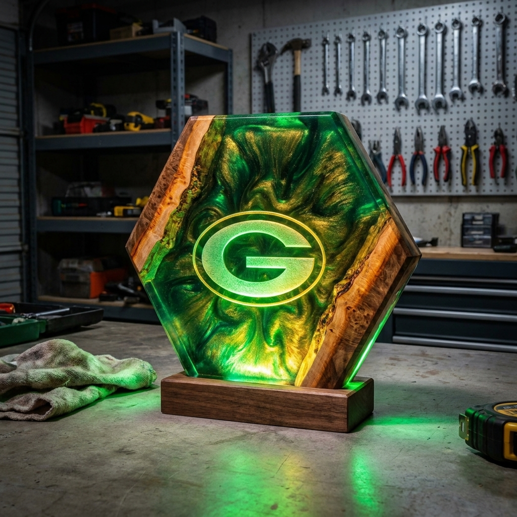 Handmade Football Lamp