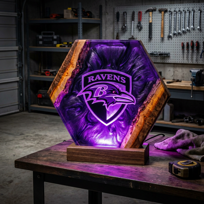 Handmade Football Lamp