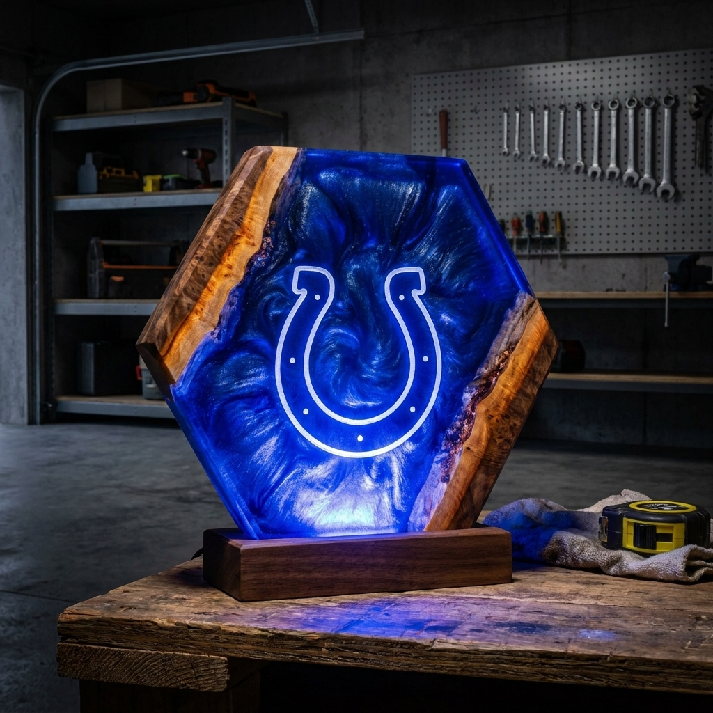 Handmade Football Lamp