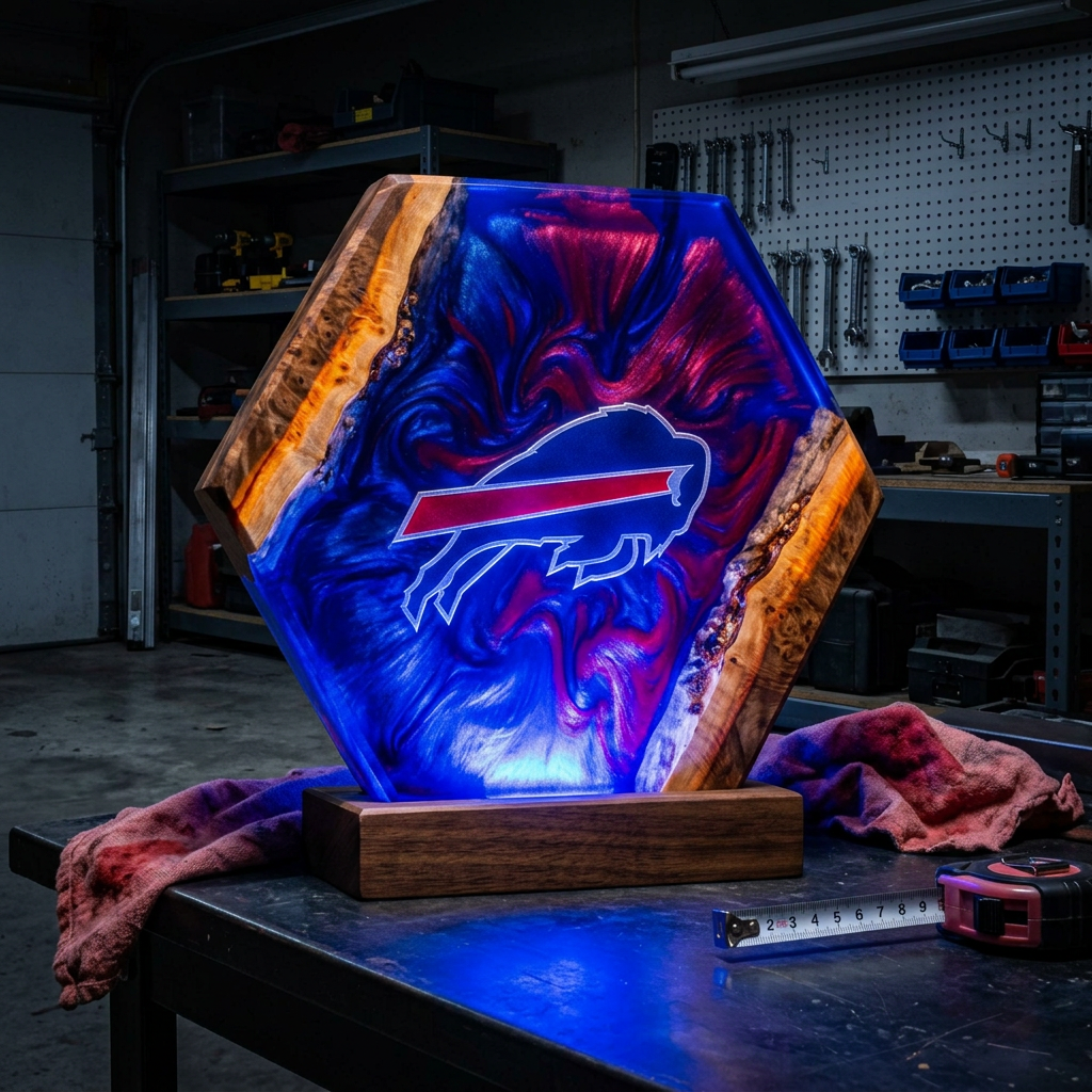 Handmade Football Lamp