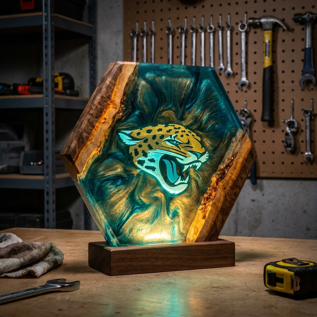 Handmade Football Lamp