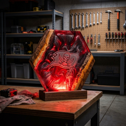 Handmade Football Lamp