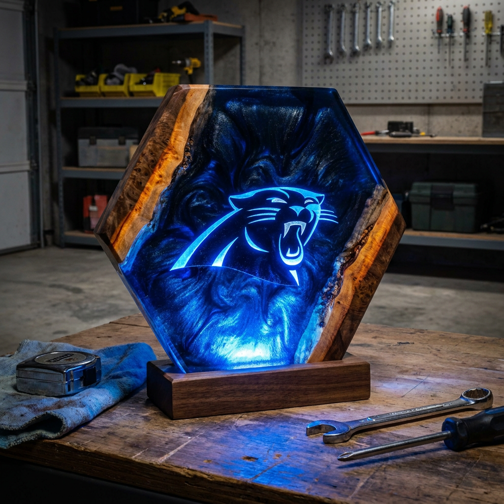 Handmade Football Lamp