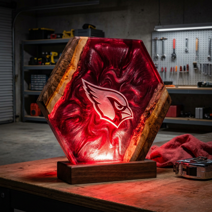 Handmade Football Lamp