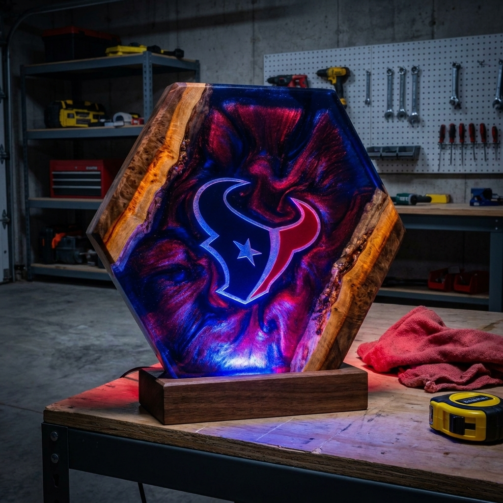 Handmade Football Lamp