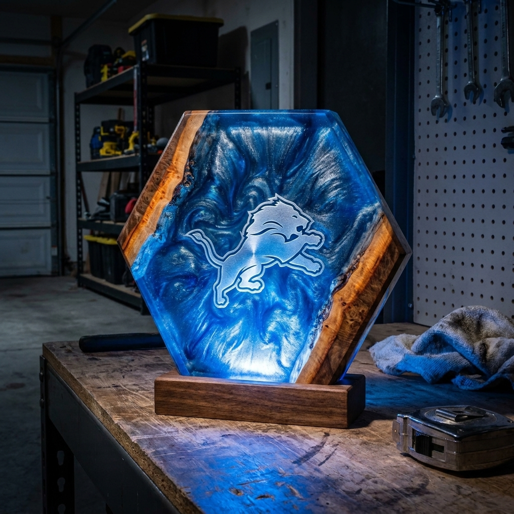 Handmade Football Lamp