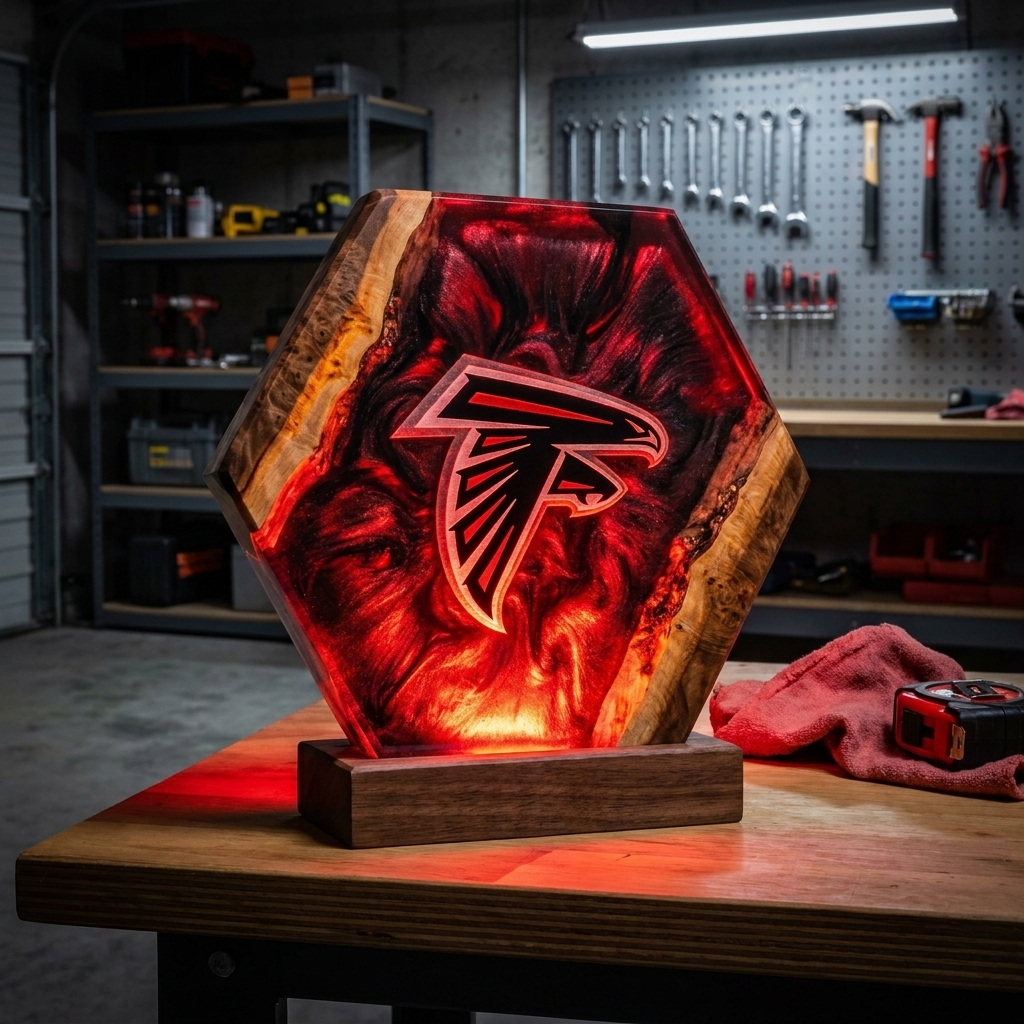 Handmade Football Lamp