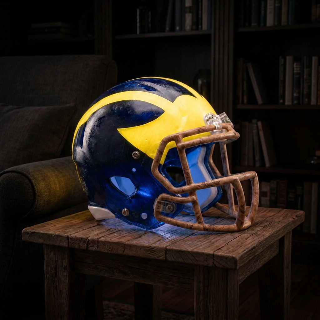 Handmade Helmet Lamp