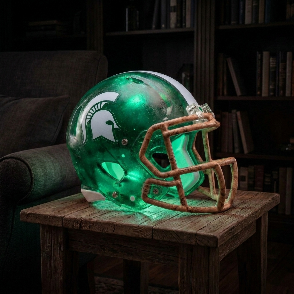 Handmade Helmet Lamp
