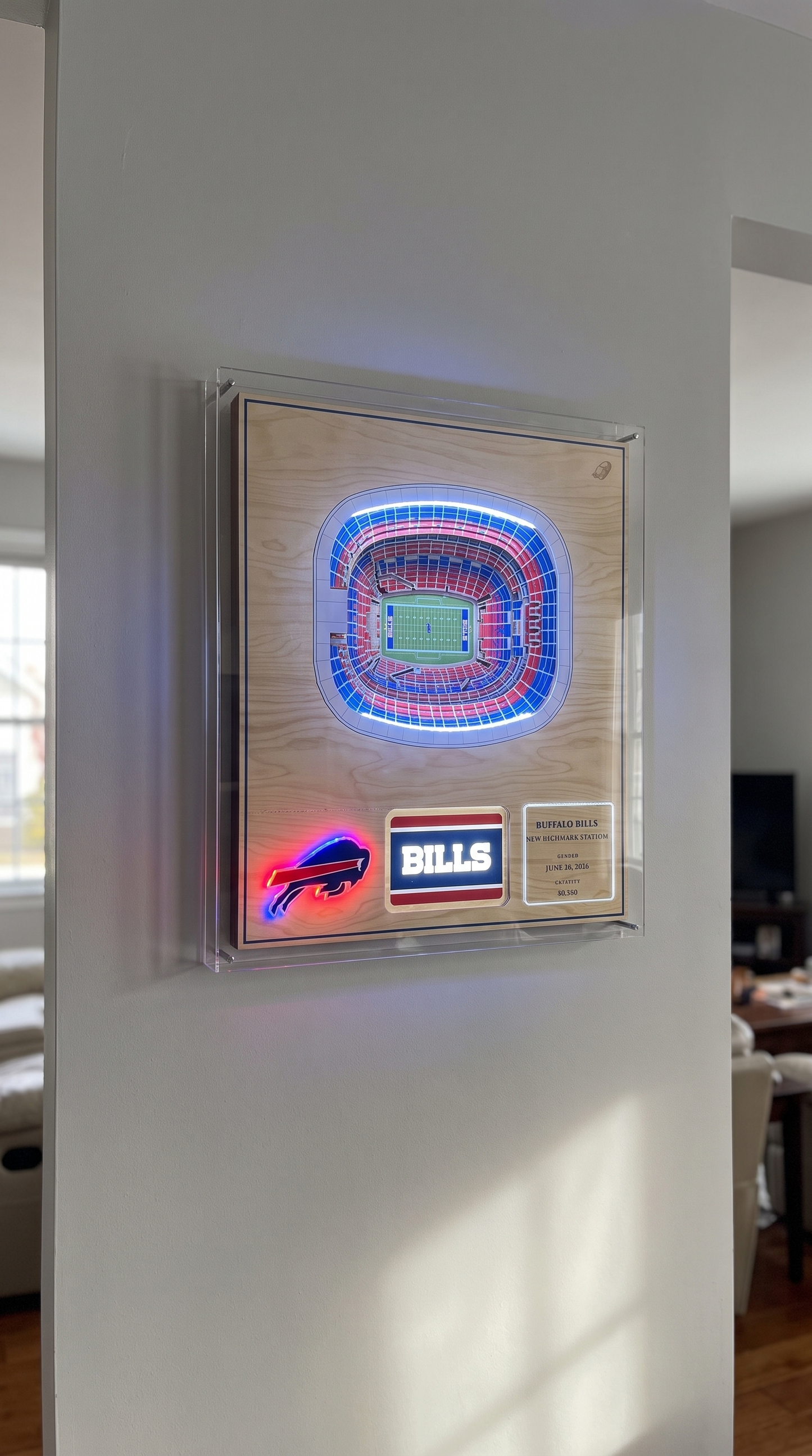 Handmade Stadium Wallart