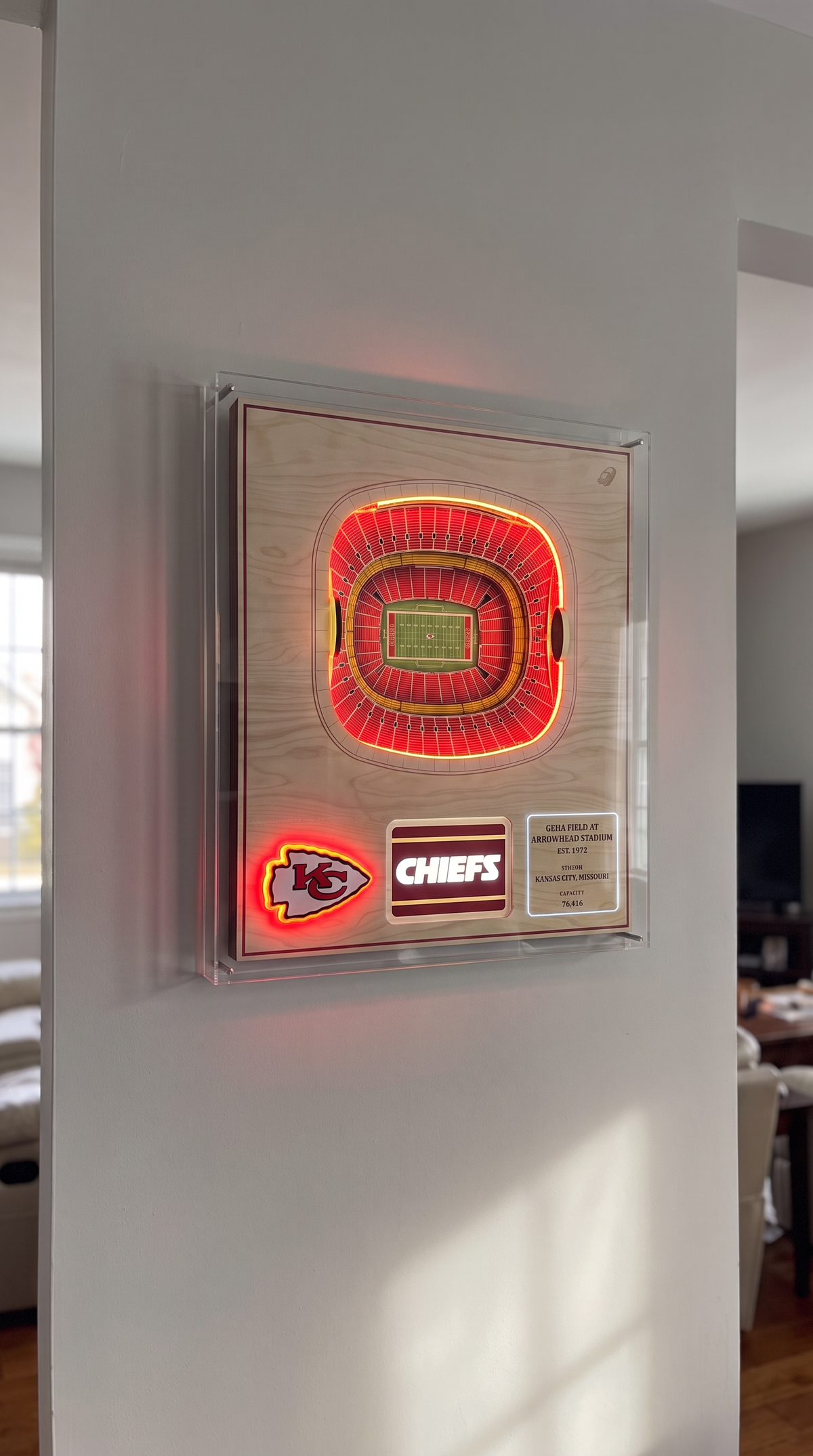 Handmade Stadium Wallart