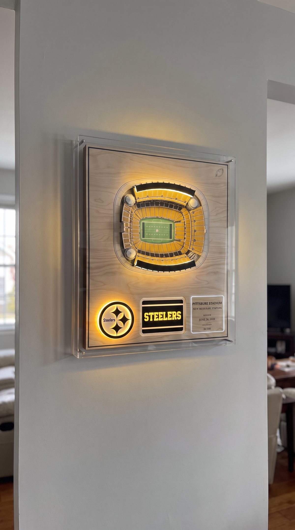 Handmade Stadium Wallart