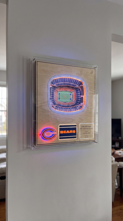 Handmade Stadium Wallart