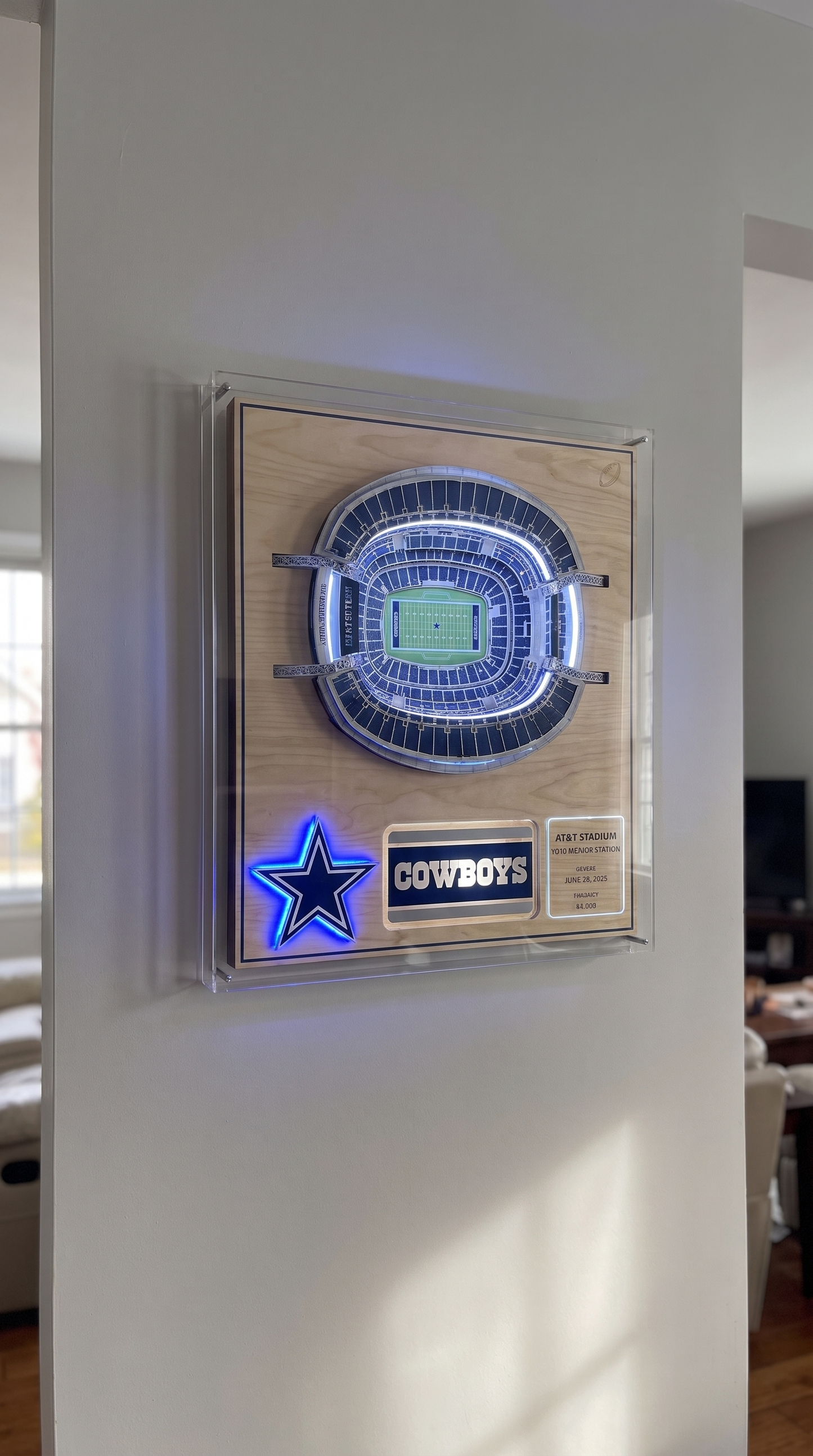 Handmade Stadium Wallart