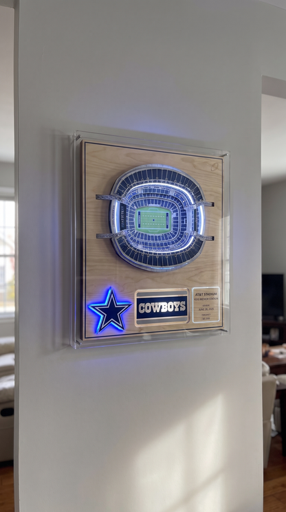 Handmade Stadium Wallart