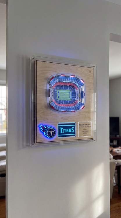 Handmade Stadium Wallart