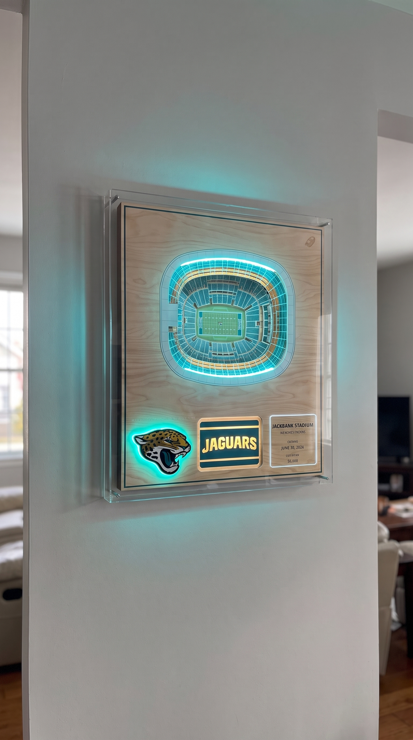 Handmade Stadium Wallart
