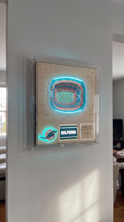 Handmade Stadium Wallart