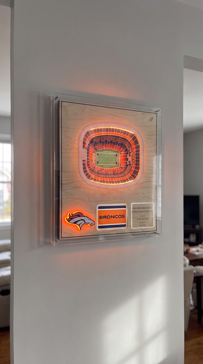 Handmade Stadium Wallart