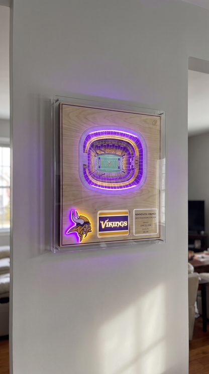 Handmade Stadium Wallart