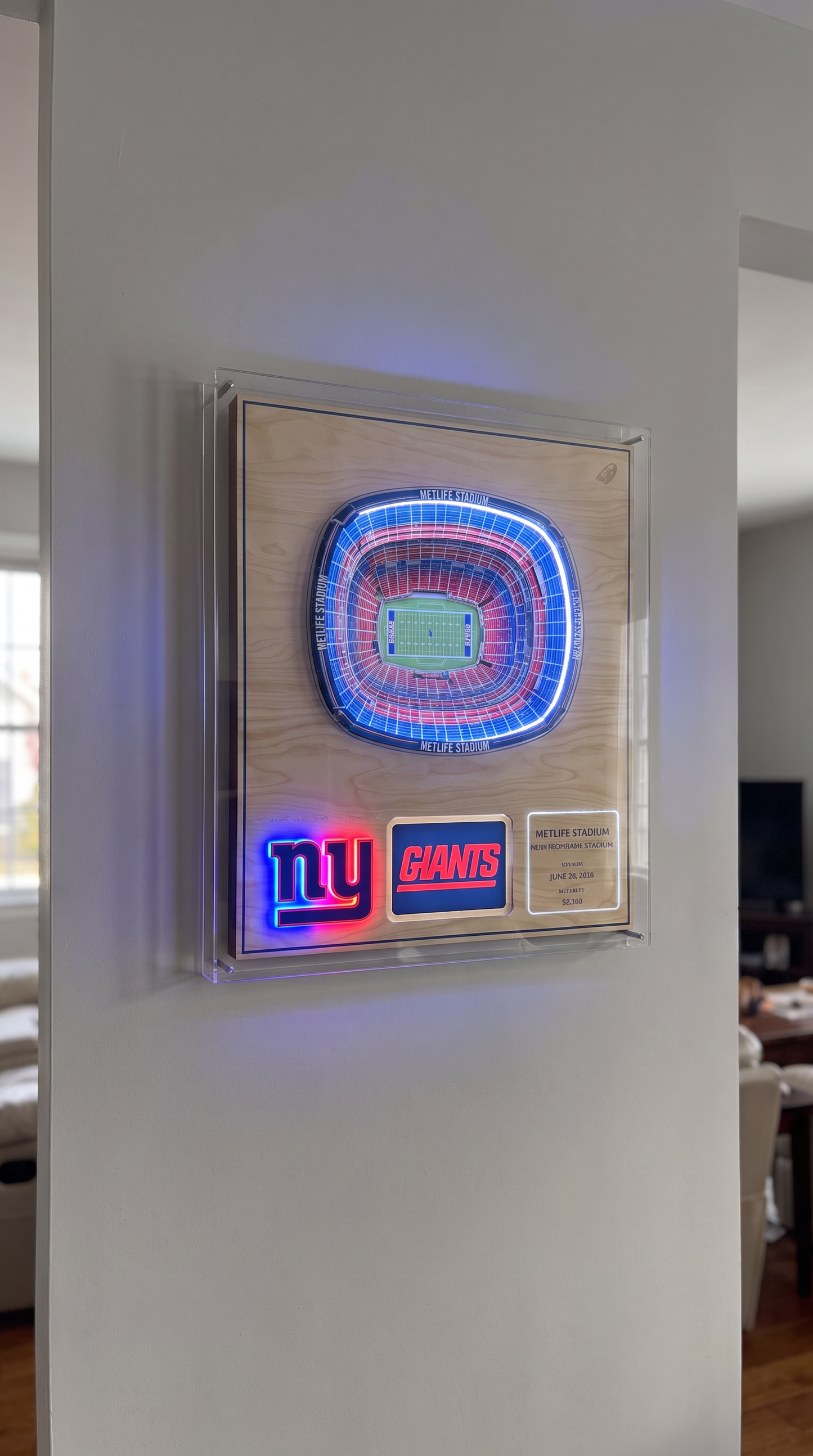 Handmade Stadium Wallart