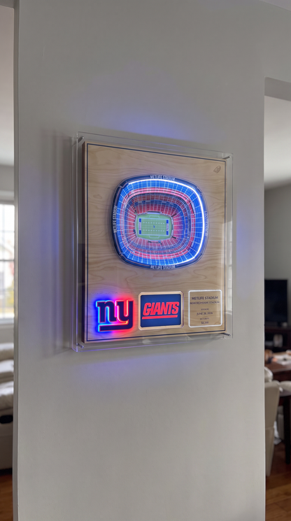 Handmade Stadium Wallart