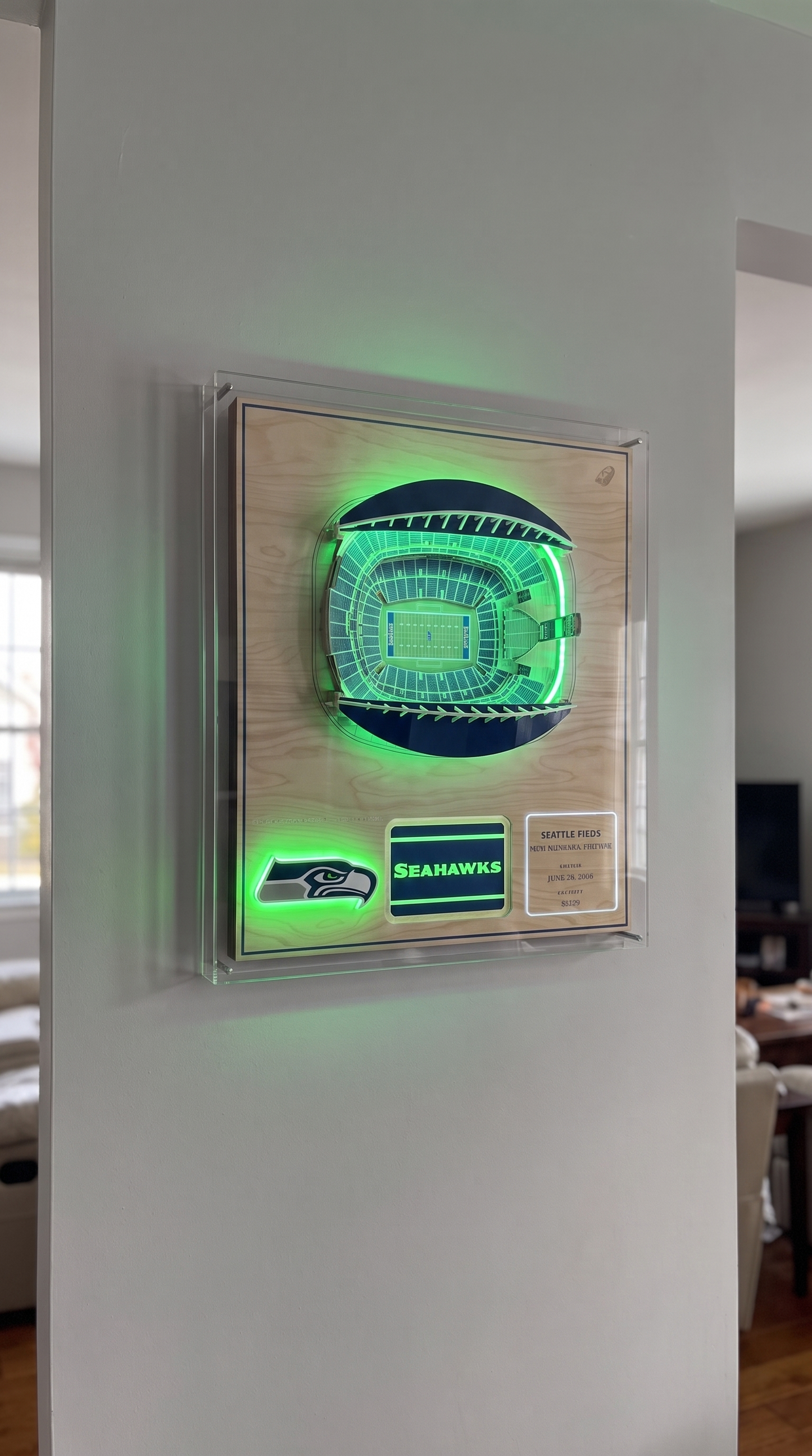 Handmade Stadium Wallart