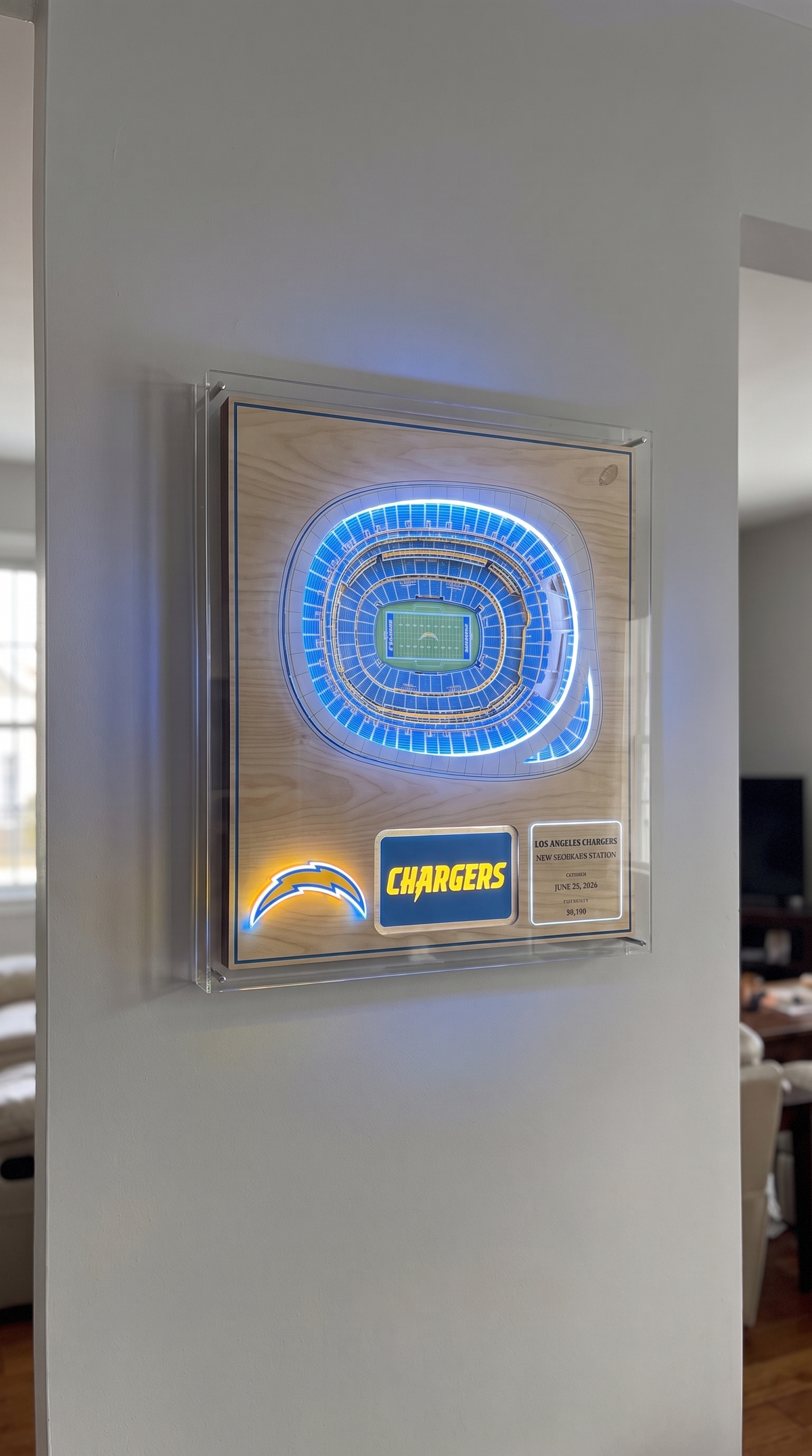 Handmade Stadium Wallart