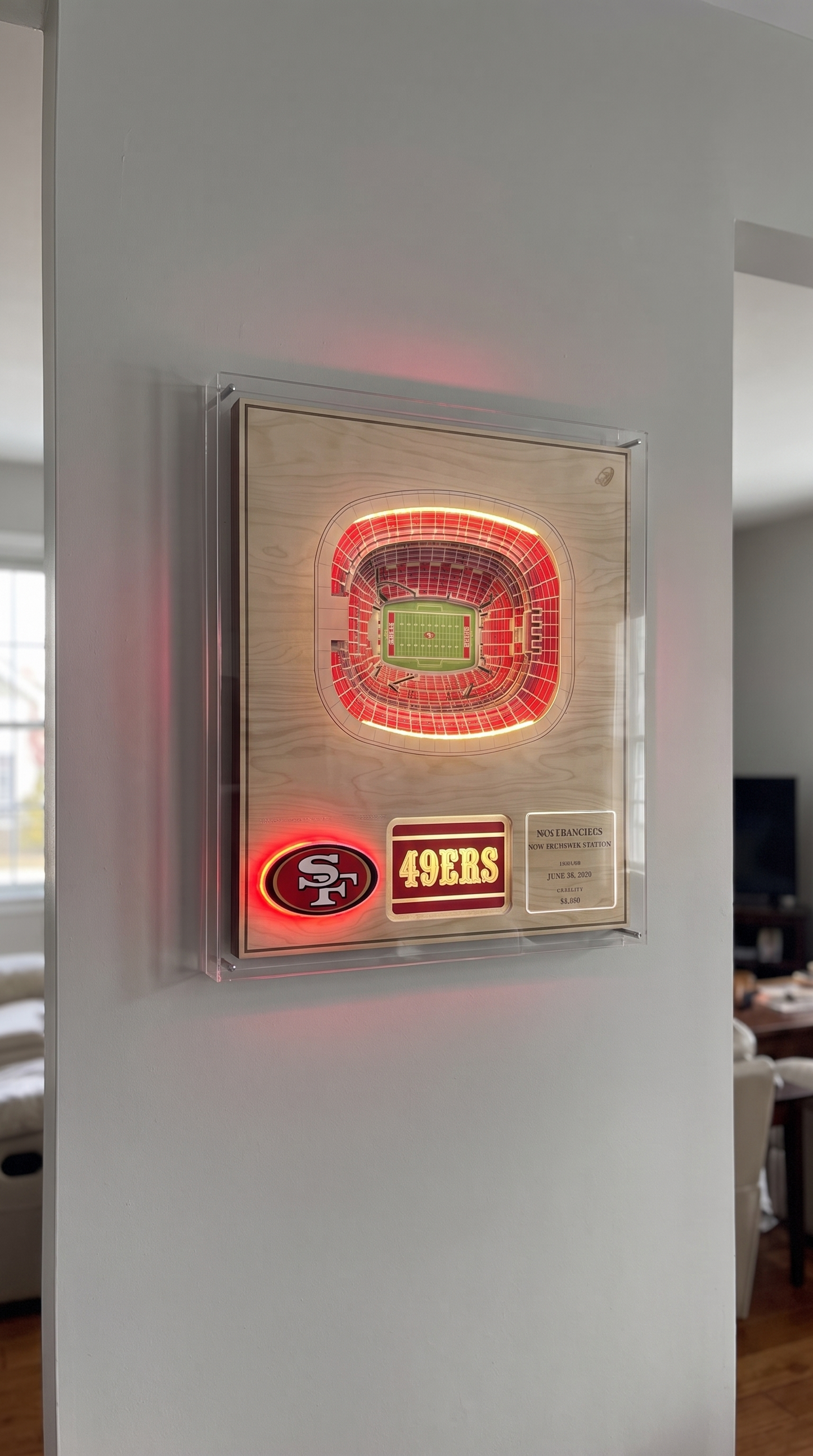 Handmade Stadium Wallart