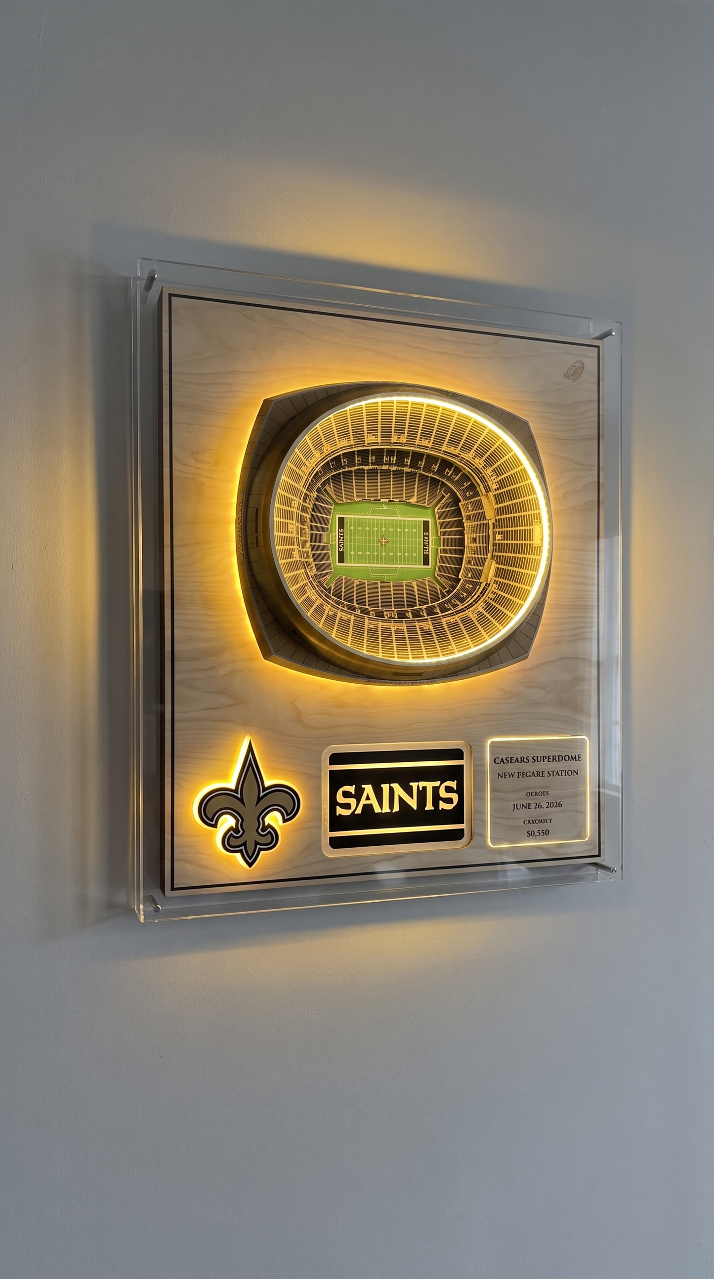 Handmade Stadium Wallart