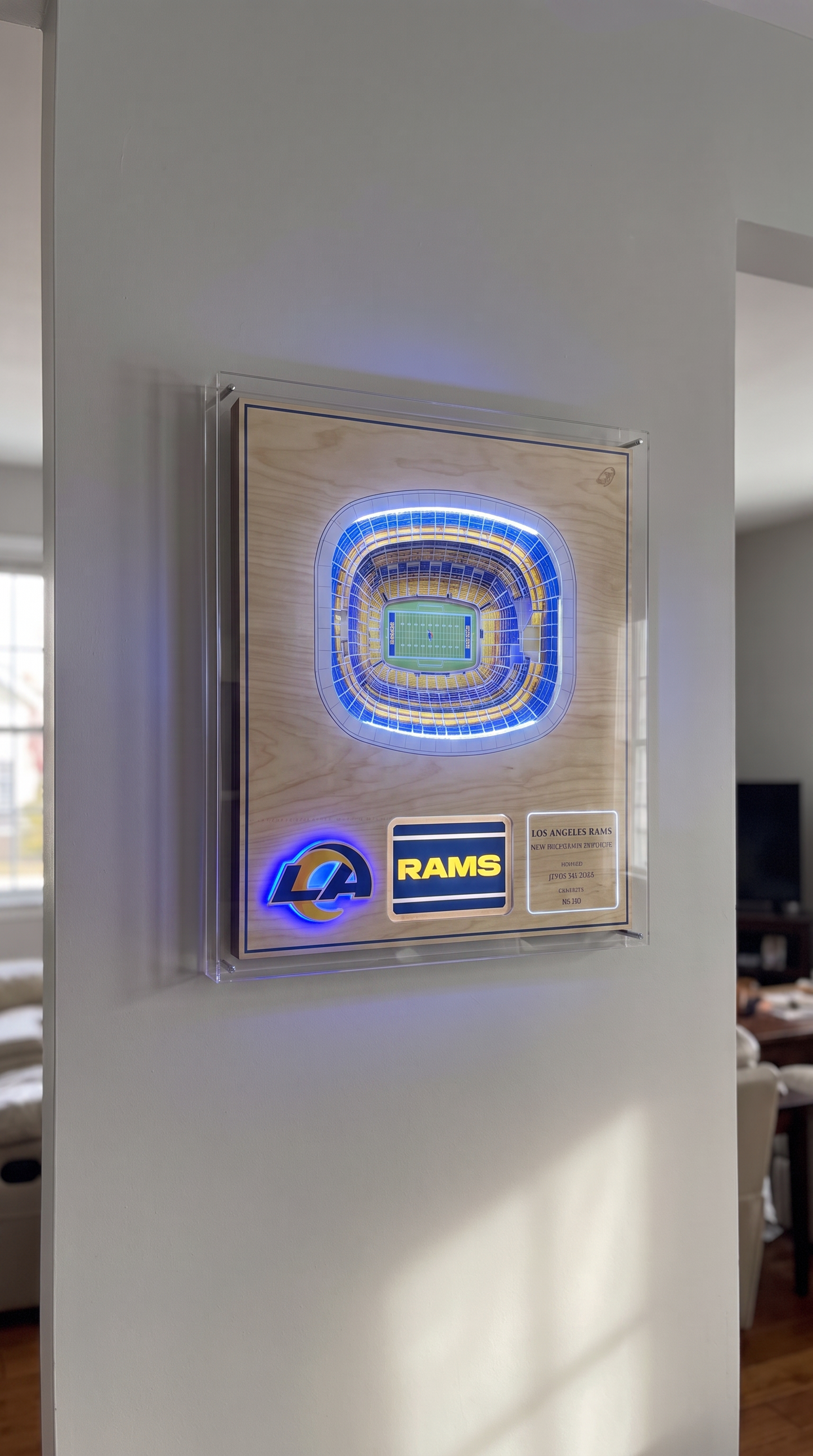 Handmade Stadium Wallart