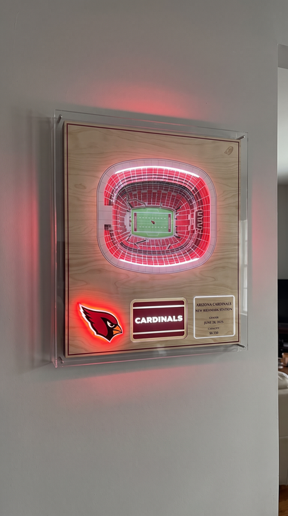 Handmade Stadium Wallart