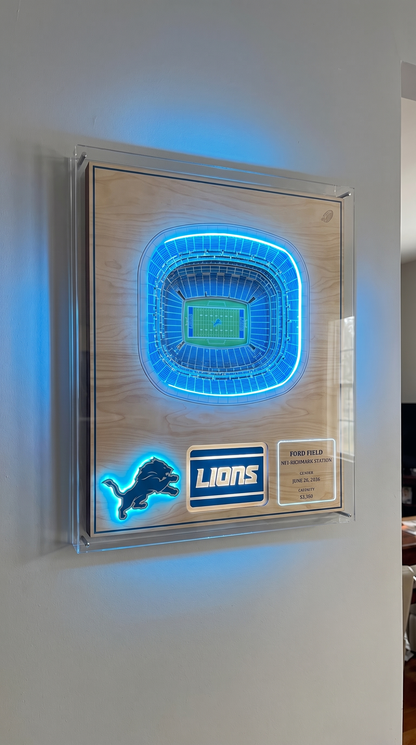 Handmade Stadium Wallart